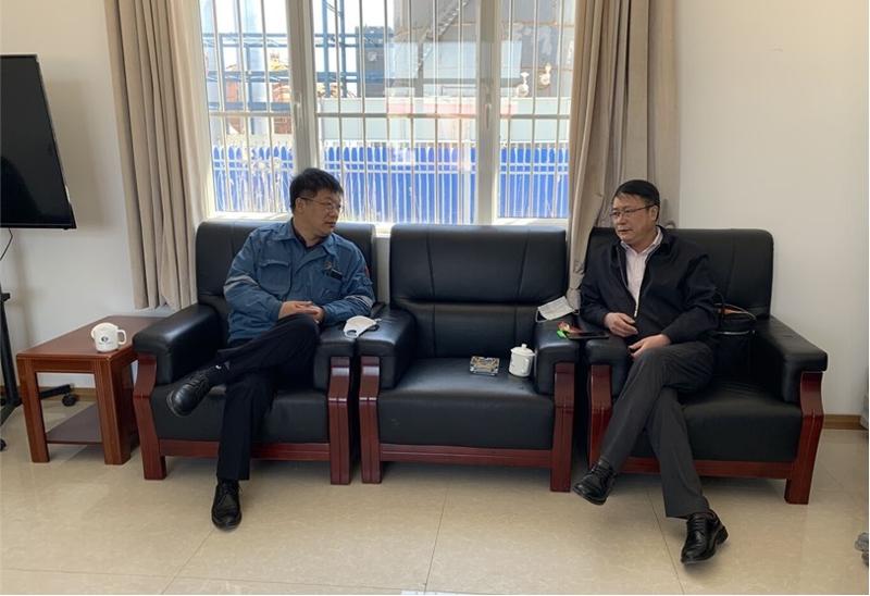 胡流芳會見天津渤化化工發(fā)展有限公司總經理張曄輝